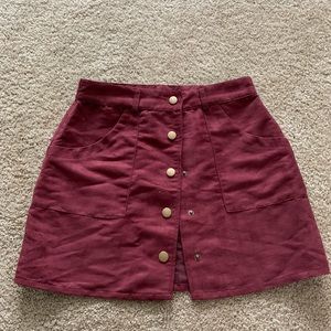 Button Up Skirt
